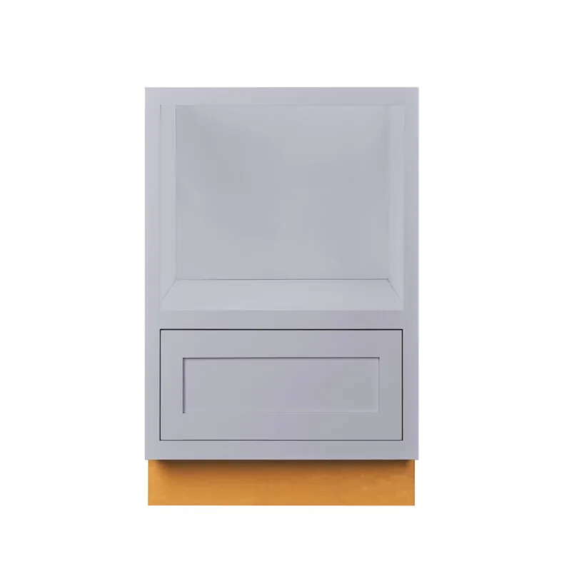 Dark Blue Inset Shaker 27" Microwave Base Cabinet - RTA Dark Blue Inset Shaker 27" Microwave Base Cabinet - RTA