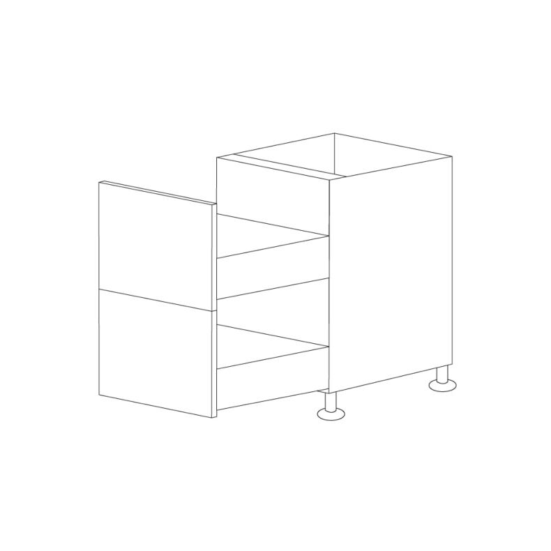 Calypso Grey 36" Drawer Base Cabinet - Assembled