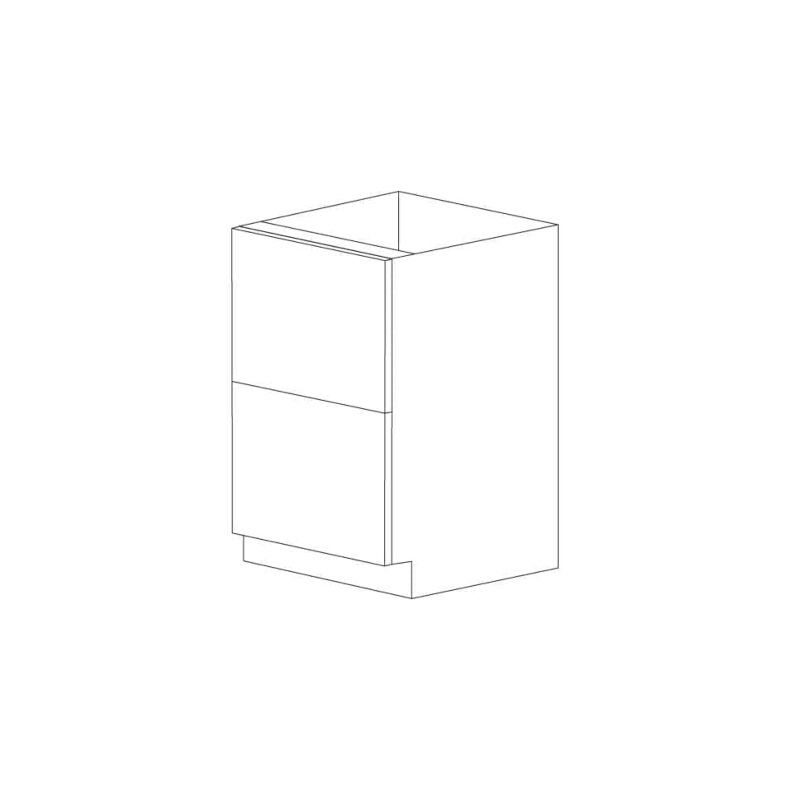 Ontario Beech Espresso 18" Three Drawer Base Cabinet - RTA Ontario Beech Espresso 18" Three Drawer Base Cabinet - RTA