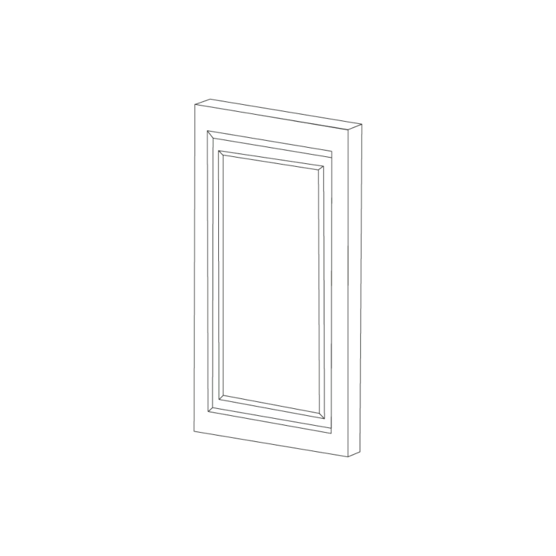Hudson Pecan Rope 12x30 Matching Wall End Panel