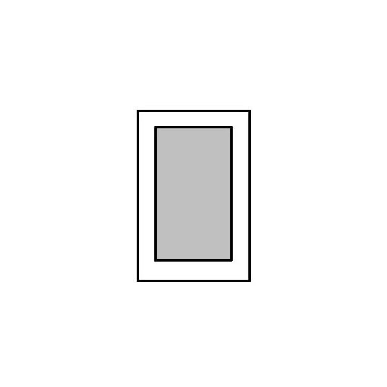 Frosted Glass for 27x42 Door RTA Kitchen Cabinets