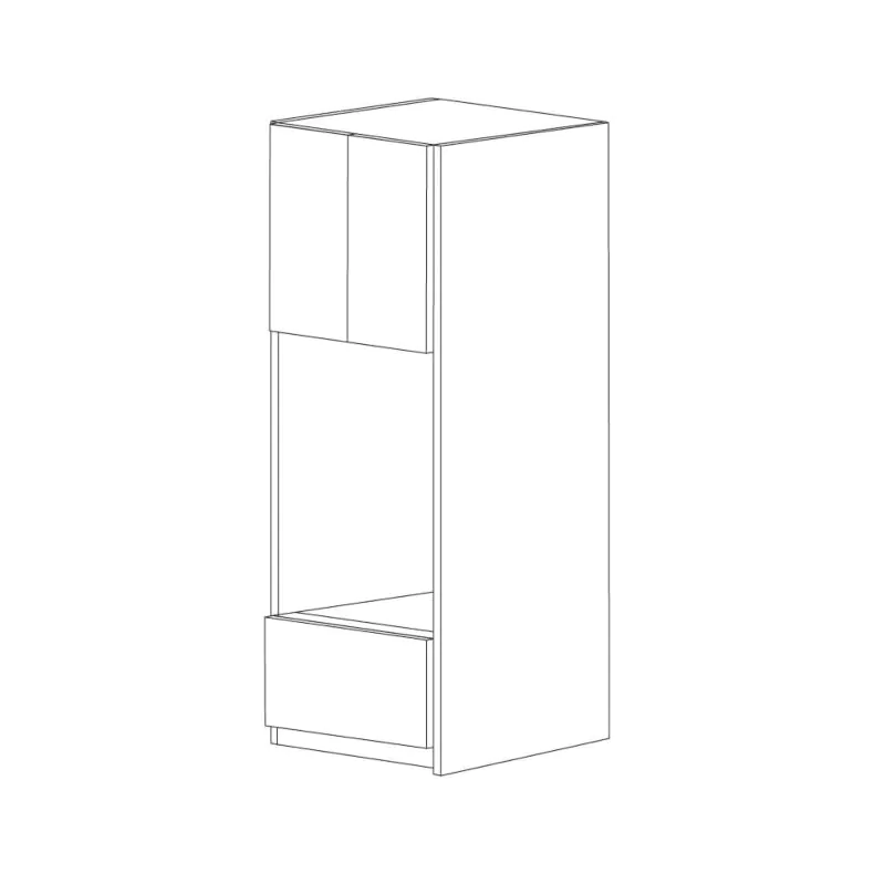 Moonlight White 30x84 Oven Cabinet - RTA