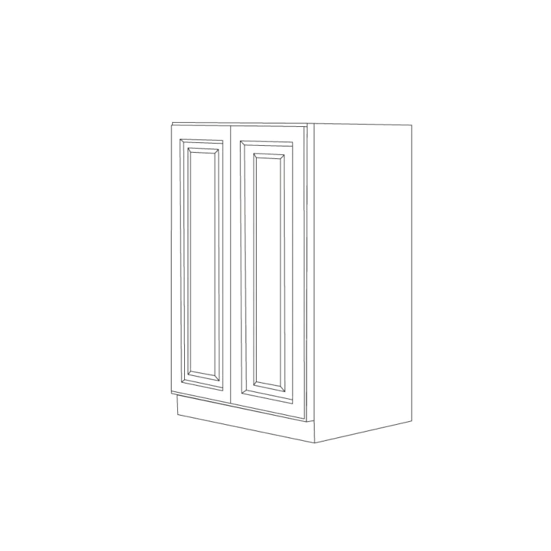 Romona Modern Gray 24x54 Utility Cabinet Bottom Part - Assembled Romona Modern Gray 24x54 Utility Cabinet Bottom Part - Assembled