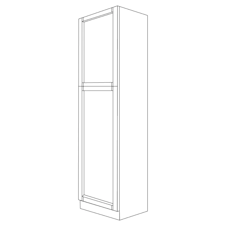 Huntington White Shaker 18x84 Pantry Cabinet - RTA Huntington White Shaker 18x84 Pantry Cabinet - RTA