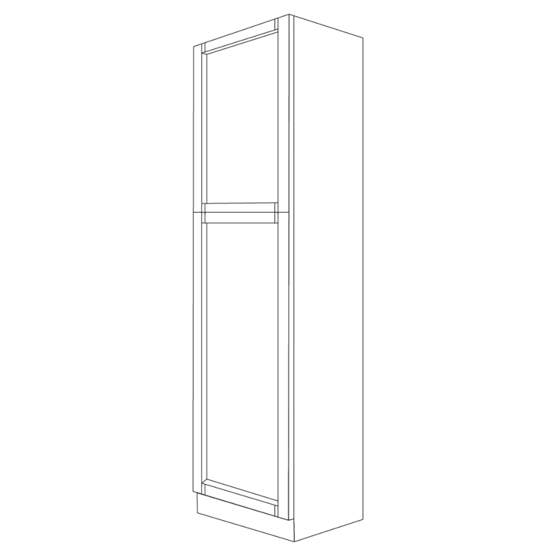Irvine White Shaker 18x90 Utility Cabinet - RTA