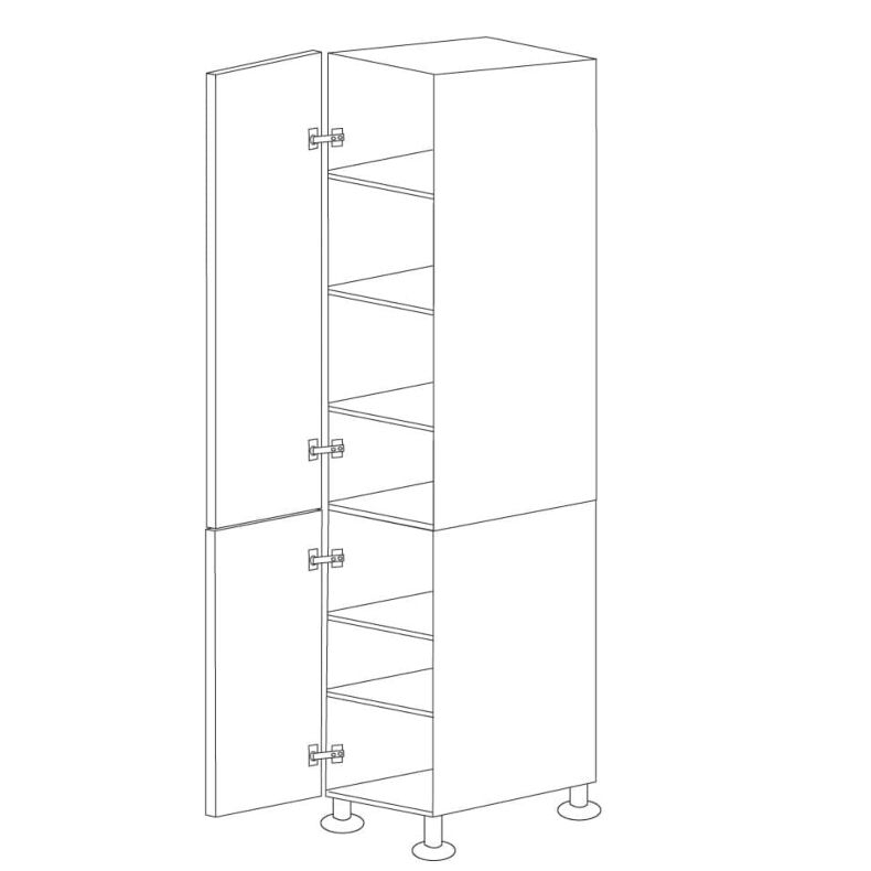 Calypso Grey 18x90 Pantry Cabinet - RTA Calypso Grey 18x90 Pantry Cabinet - RTA