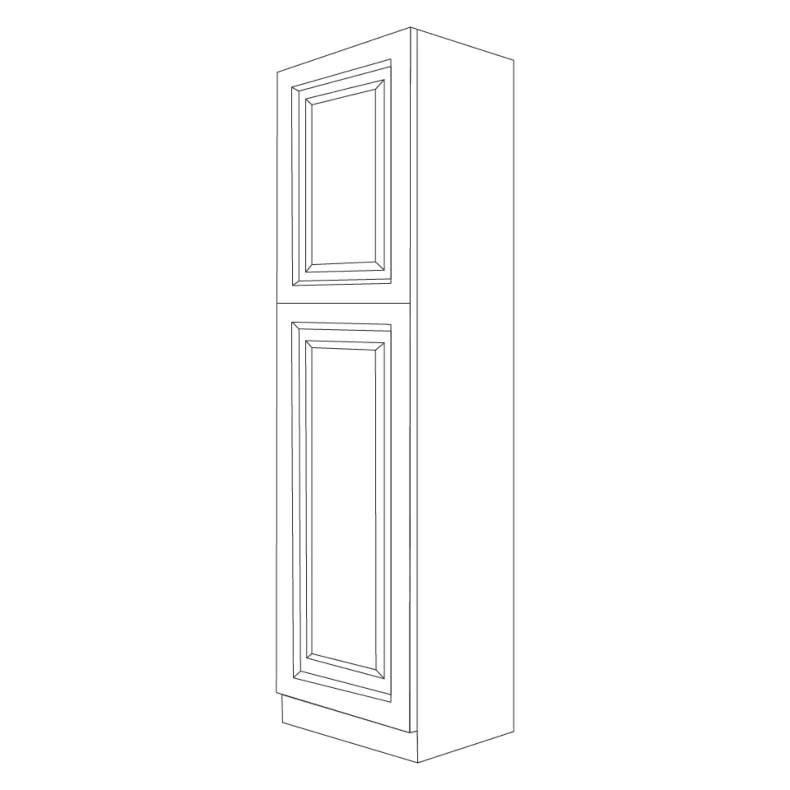 Ontario Beech Espresso 18x96 Utility Cabinet - RTA Ontario Beech Espresso 18x96 Utility Cabinet - RTA