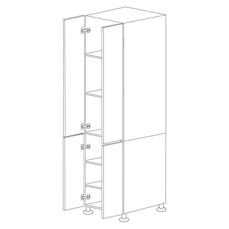 Matte White 24x84 Pantry Cabinet - RTA