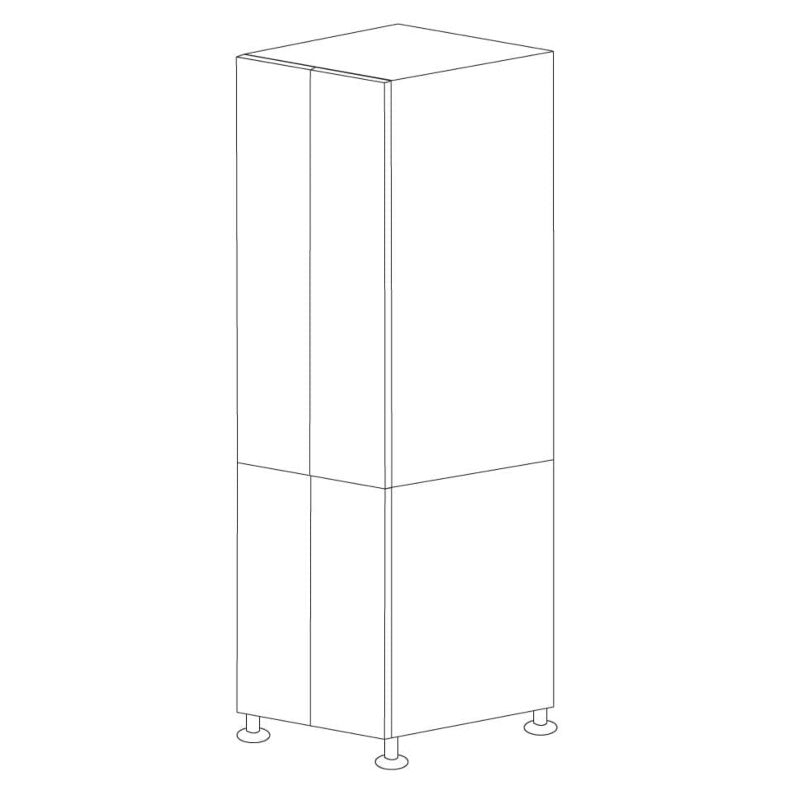 Grecian White 30x84 Pantry Cabinet - Assembled