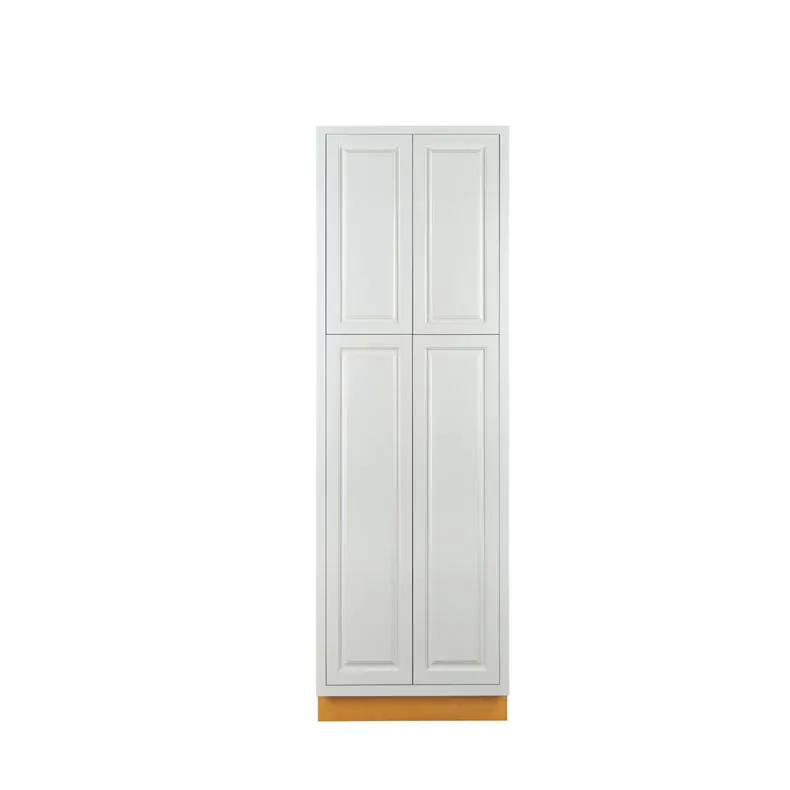 Vintage White Inset 30x84 Utility Cabinet - RTA Vintage White Inset 30x84 Utility Cabinet - RTA