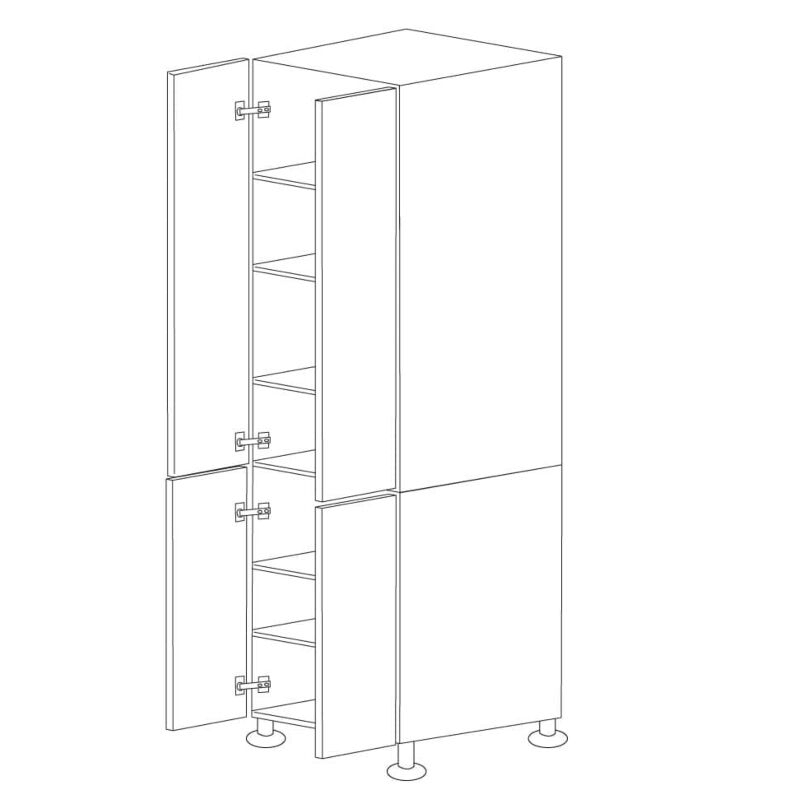 Grecian White 30x90 Pantry Cabinet - RTA