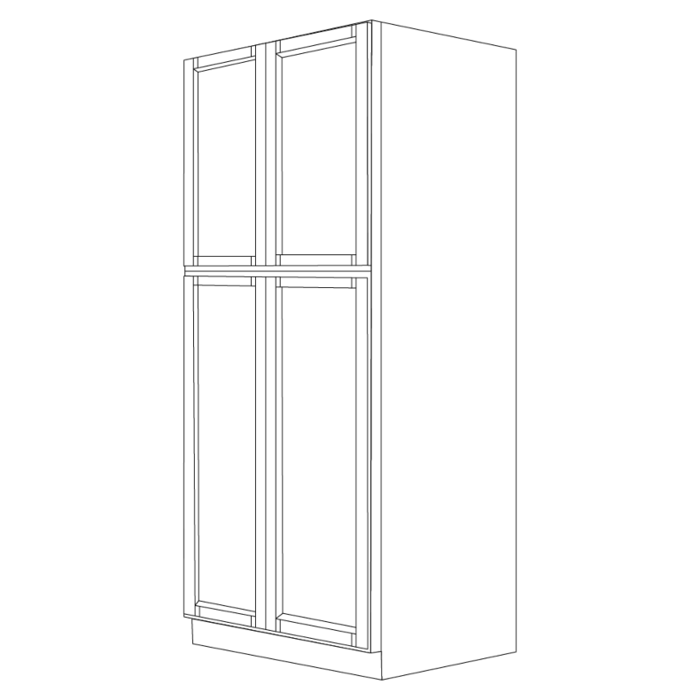 Lexington Espresso Shaker 30x96 Pantry Cabinet - Assembled Lexington Espresso Shaker 30x96 Pantry Cabinet - Assembled
