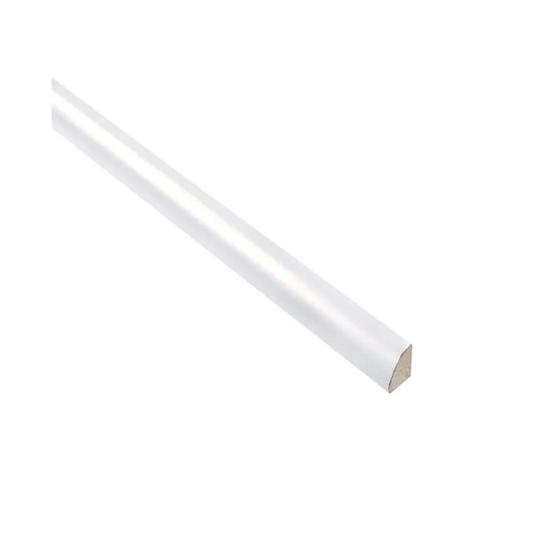 Snow White Inset Shaker Quarter Round Molding Snow White Inset Shaker Quarter Round Molding