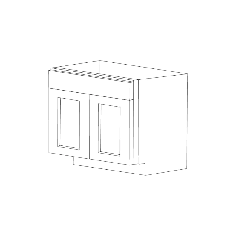 Dark Wood 30" Sink Base Cabinet - RTA Dark Wood 30" Sink Base Cabinet - RTA