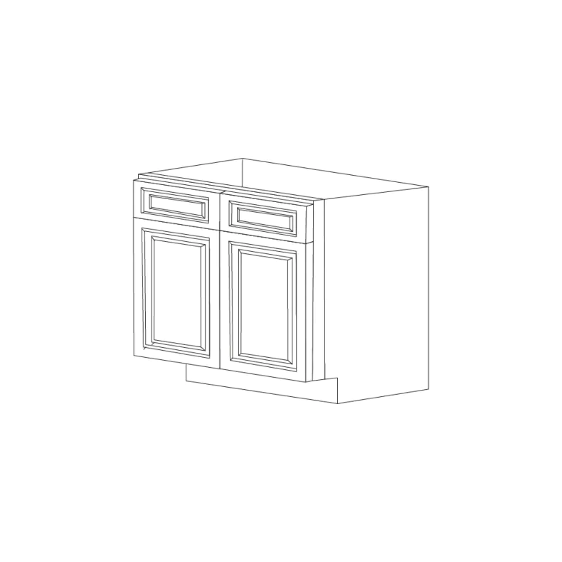 Orlando Ginger Square 33" Sink Base Cabinet - RTA Orlando Ginger Square 33" Sink Base Cabinet - RTA