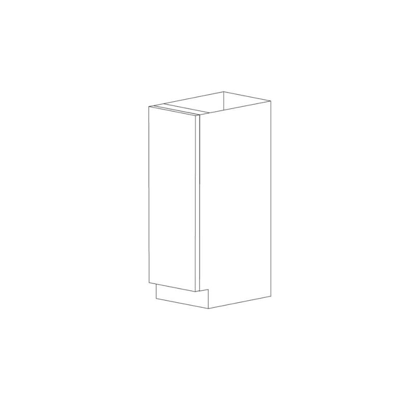 Chic Charcoal Flat Panel 6" Spice Rack Cabinet - RTA