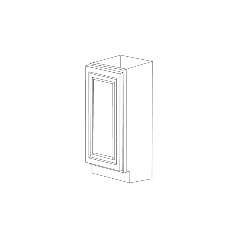 Romona Modern Gray 9" Base Spice Drawer Cabinet - RTA