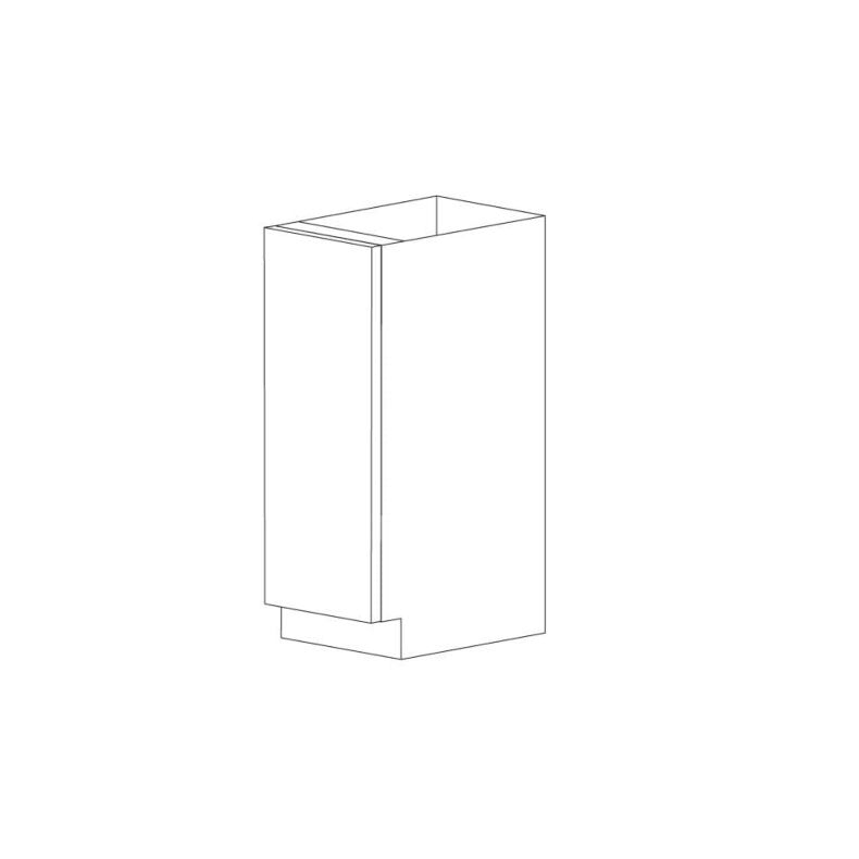 Off White Flat Panel 9" Spice Rack Cabinet - RTA