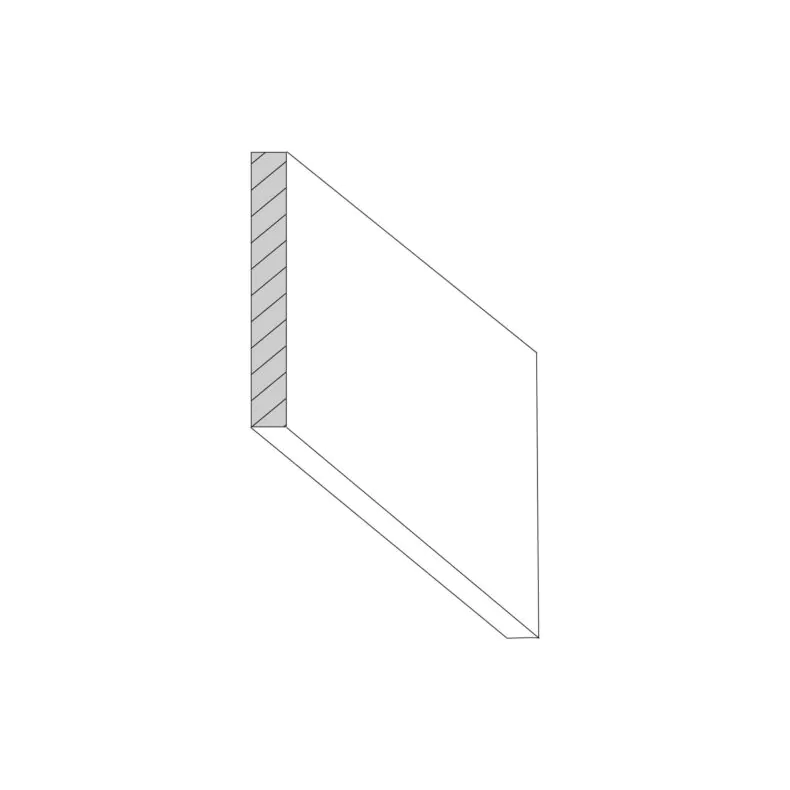 Pale Pine Toe Kick - Door Material Pale Pine Toe Kick - Door Material