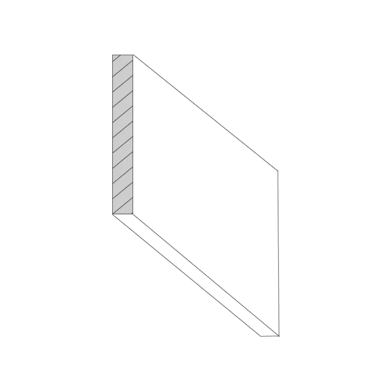 Irvine White Shaker 90" Toe Kick