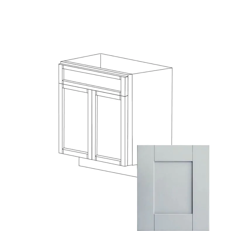 Alden Grey Shaker 27" Sink Base Vanity - RTA