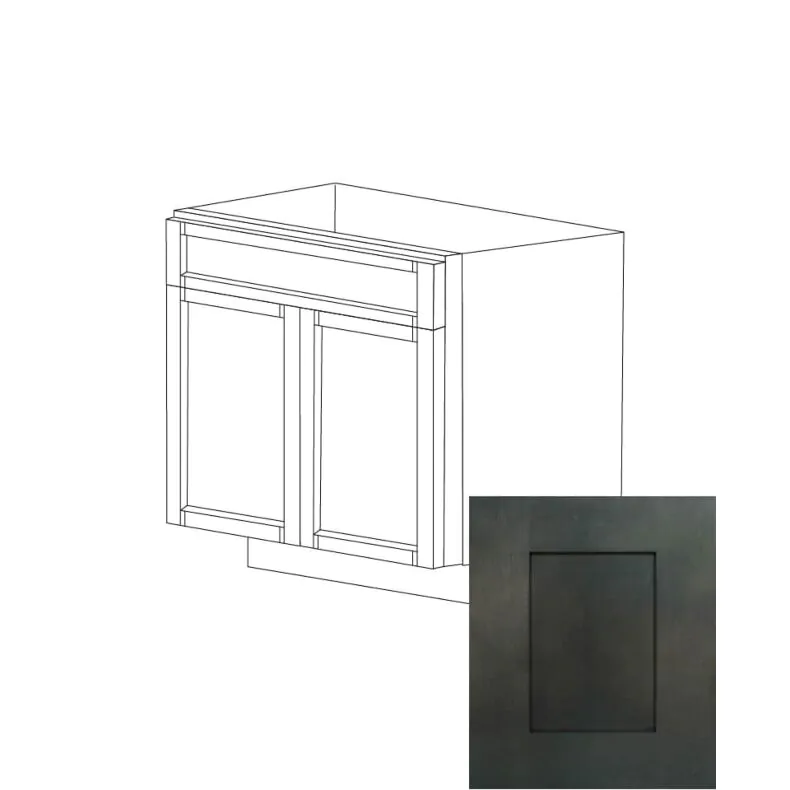 Ashton Grey Shaker 36" Vanity Cabinet - RTA Ashton Grey Shaker 36" Vanity Cabinet - RTA