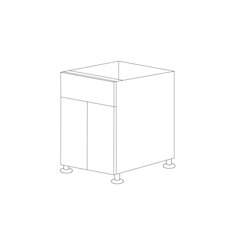 Walnut 30" Sink Base Vanity 2 Doors 1 False - RTA Walnut 30" Sink Base Vanity 2 Doors 1 False - RTA