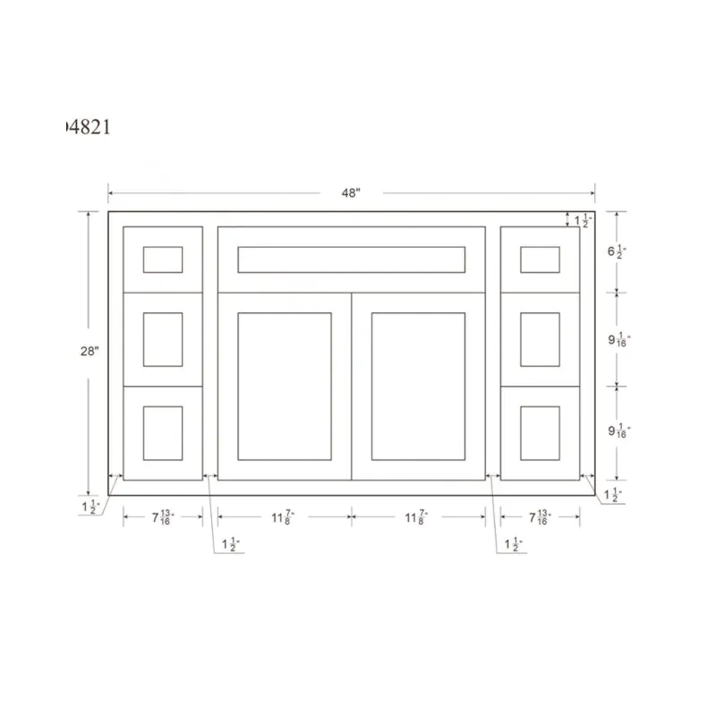 Snow White Inset Shaker 48" Vanity Cabinet - RTA Snow White Inset Shaker 48" Vanity Cabinet - RTA
