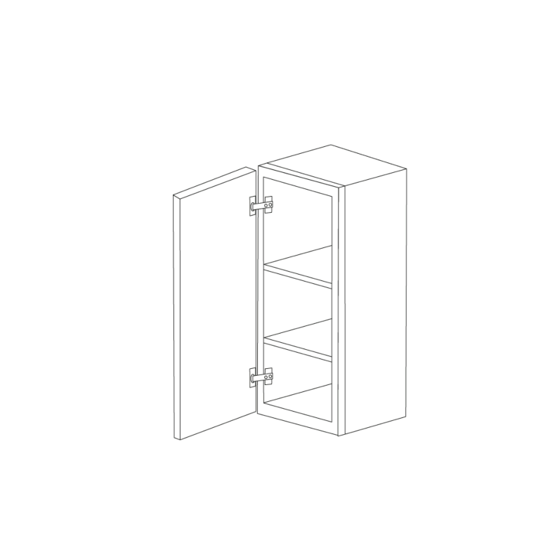 Ontario Beech Espresso 9x30 Wall Cabinet - RTA
