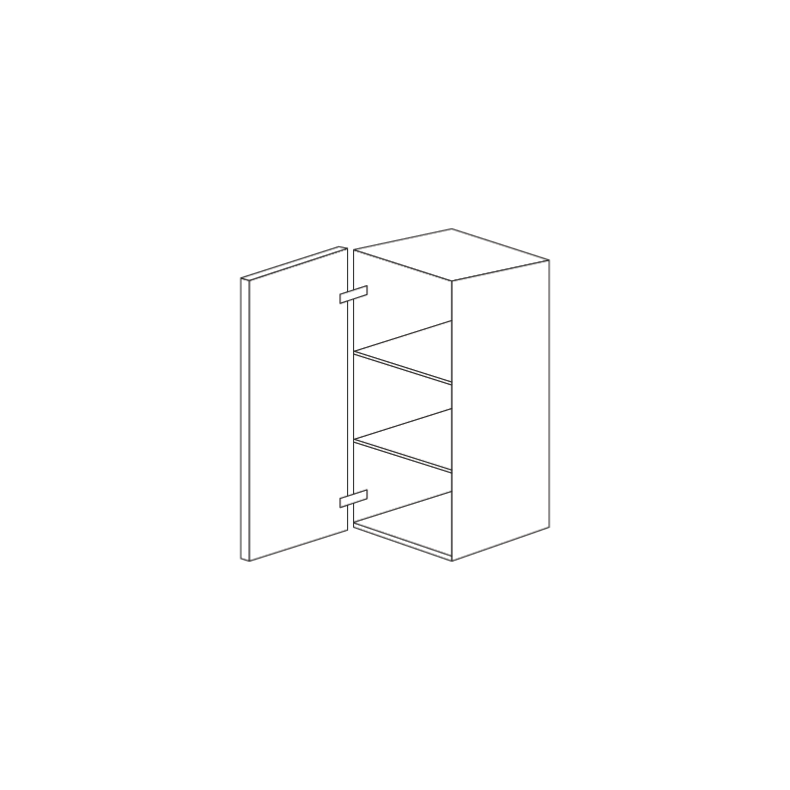 Jersey White Shaker 9x30 Wall Cabinet - RTA