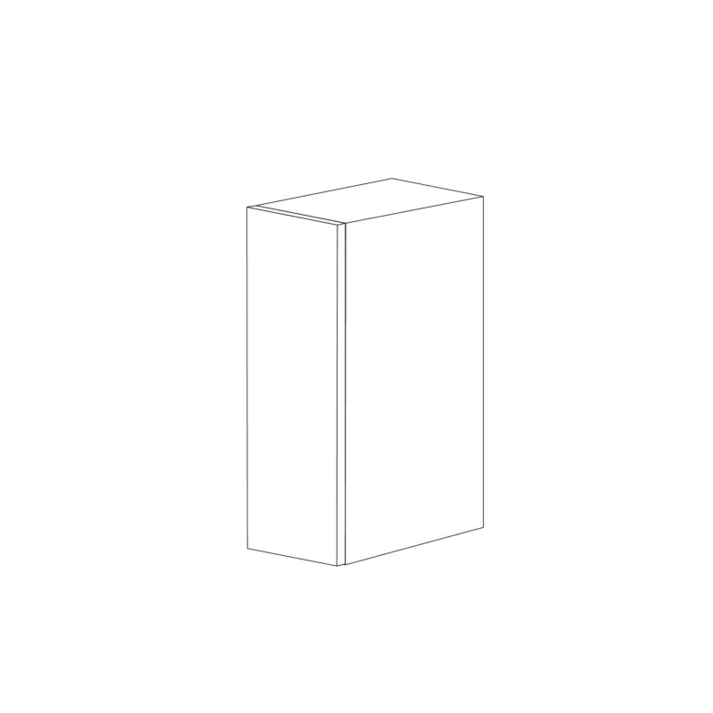 Piano Paint White Gloss 9x42 Wall Cabinet - RTA