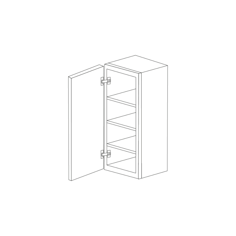 Ontario Beech Espresso 9x42 Wall Cabinet - RTA