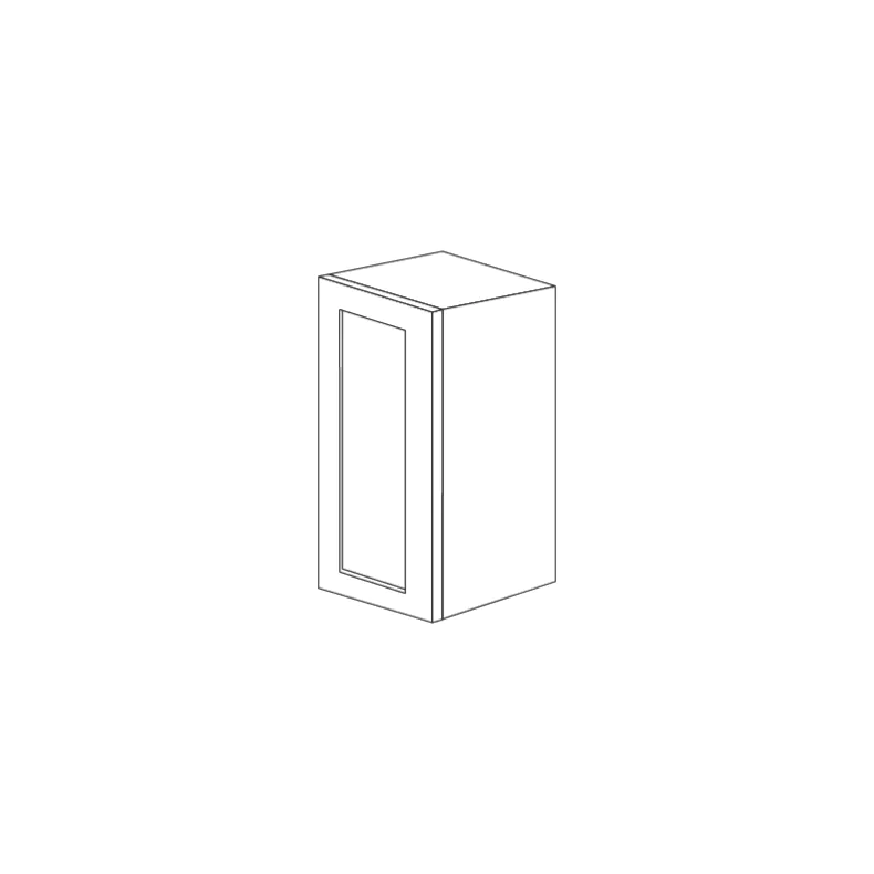Jersey White Shaker 12x30 Wall Cabinet - RTA Jersey White Shaker 12x30 Wall Cabinet - RTA