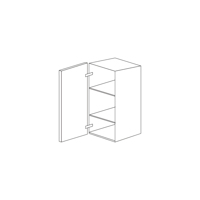 Jersey White Shaker 12x30 Wall Cabinet - RTA