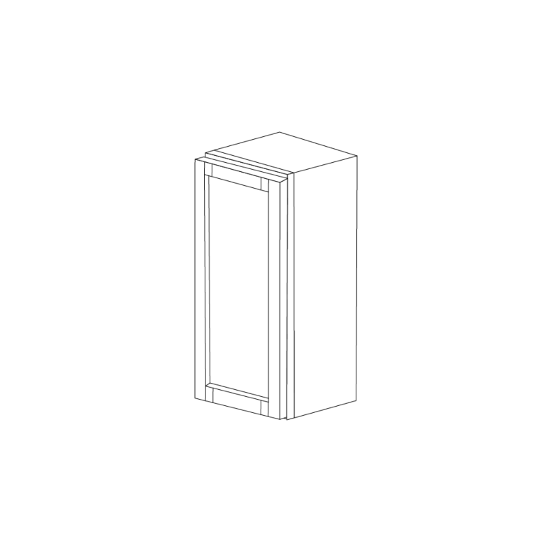 Lexington Grey Shaker 12x36 Wall Cabinet - RTA