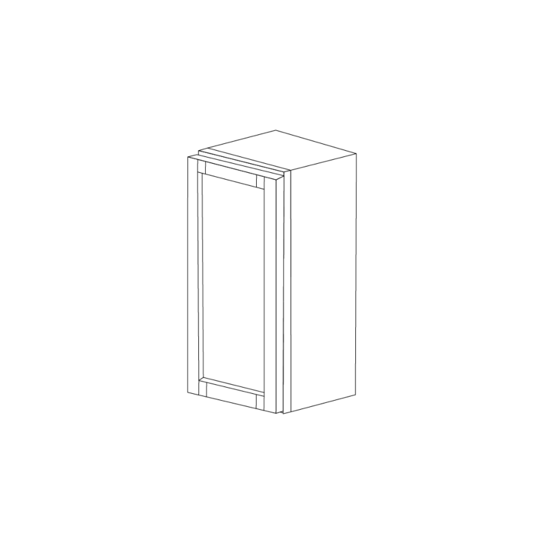 Fresno Grey Shaker 15x30 Wall Cabinet - Assembled Fresno Grey Shaker 15x30 Wall Cabinet - Assembled