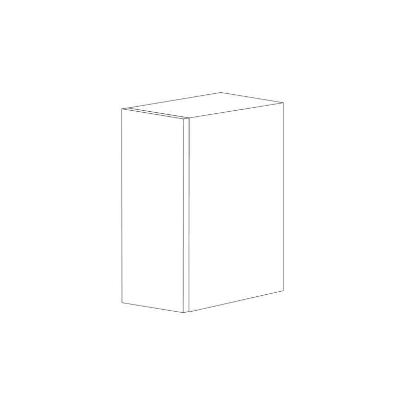 Charcoal Gray Flat Panel 15x30 Wall Cabinet - Assembled Charcoal Gray Flat Panel 15x30 Wall Cabinet - Assembled