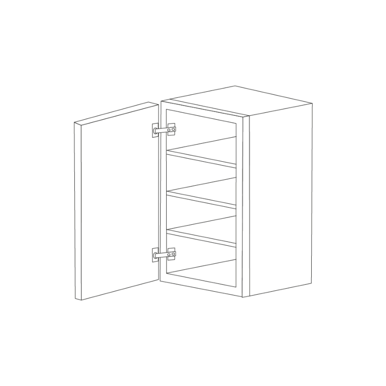 Lexington Espresso Shaker 15x36 Wall Cabinet - RTA