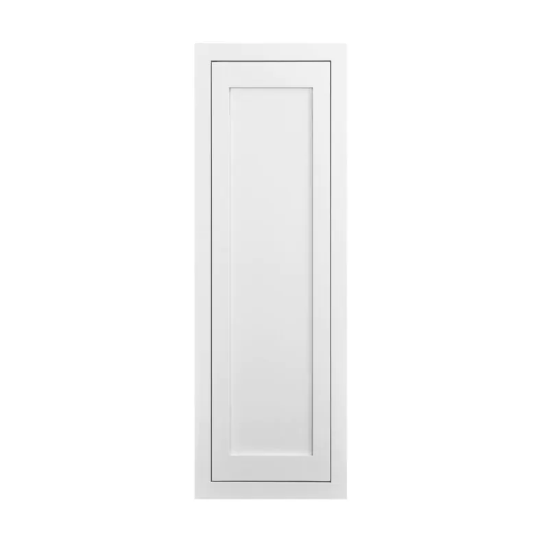 Snow White Inset Shaker 15x39 Wall Cabinet - RTA Snow White Inset Shaker 15x39 Wall Cabinet - RTA