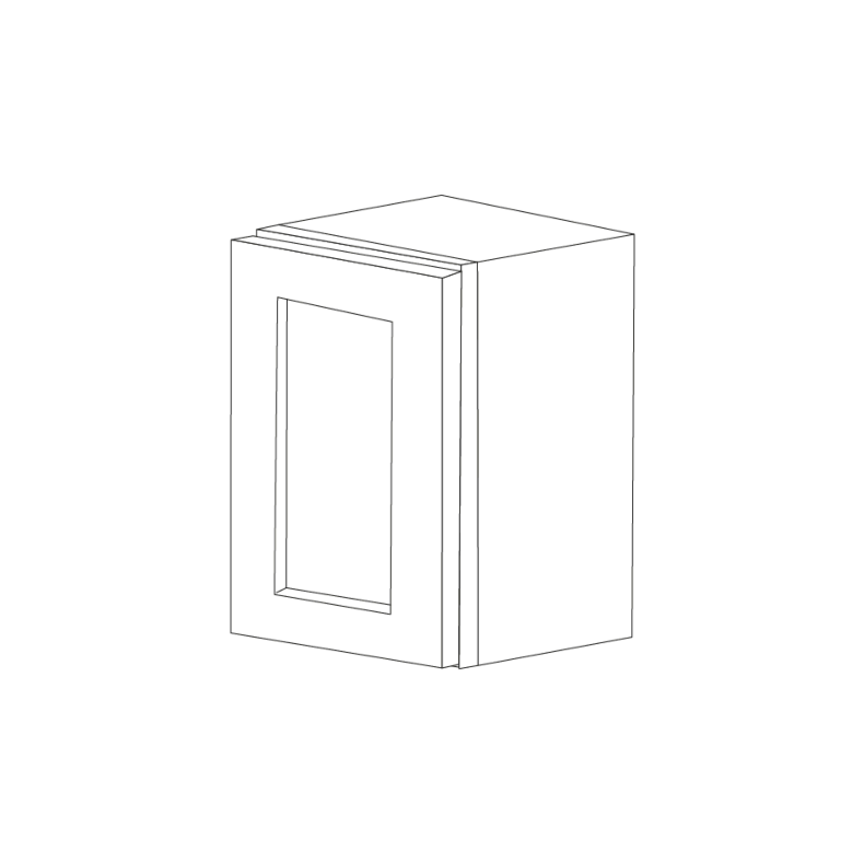 Calypso Grey 18x36 Wall Cabinet - Assembled Calypso Grey 18x36 Wall Cabinet - Assembled