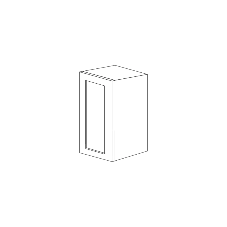 Jersey White Shaker 18x42 Wall Cabinet - RTA Jersey White Shaker 18x42 Wall Cabinet - RTA
