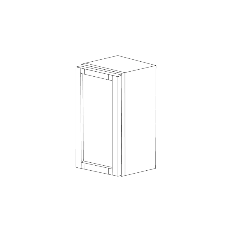 Midnight Java Shaker 21x36 Wall Cabinet RTA