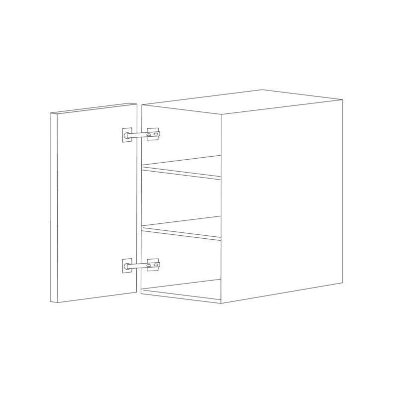 Calypso Grey 21x36 Wall Cabinet - RTA