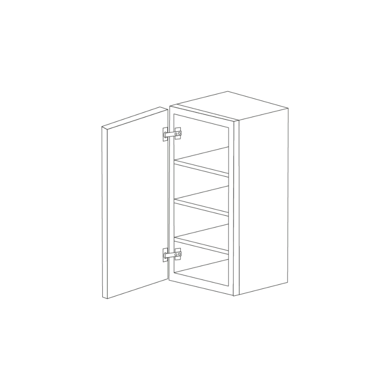Anaheim Grey 21x36 Wall Cabinet - RTA