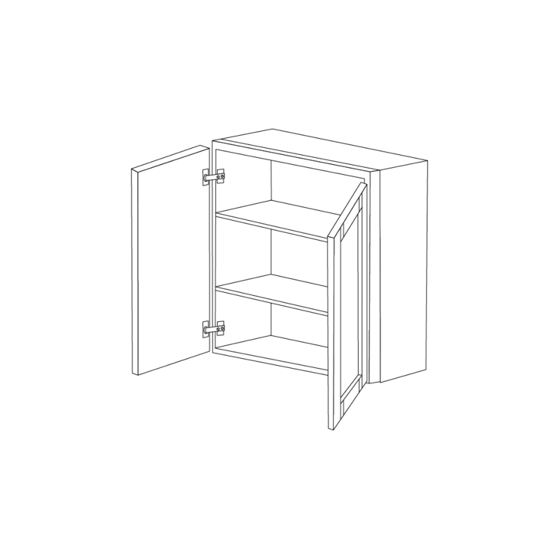 Lexington Espresso Shaker 24x30 Wall Cabinet - RTA