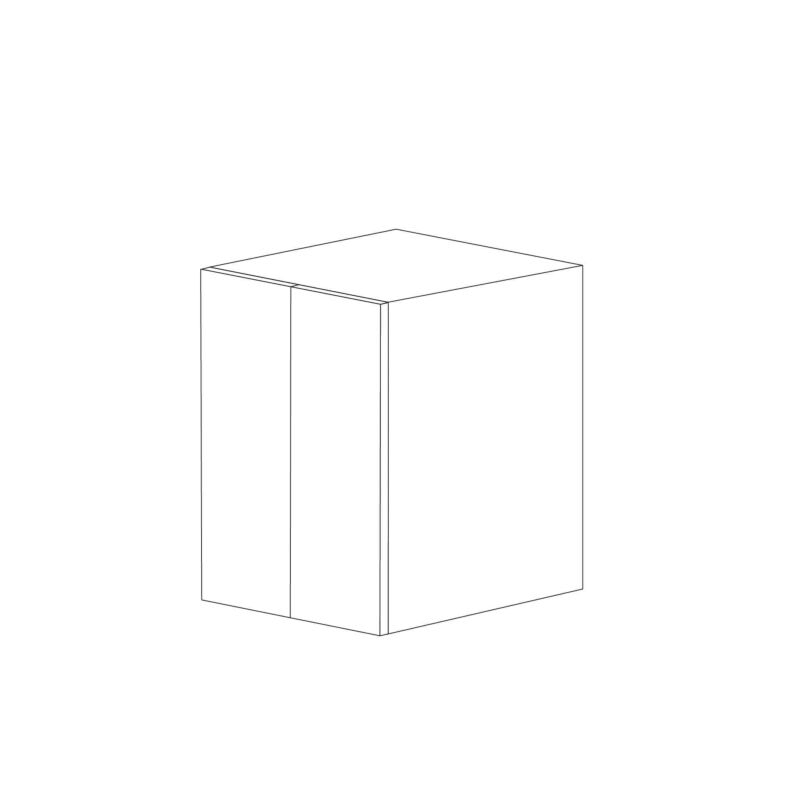 Chic Charcoal Flat Panel 27x36 Wall Cabinet - RTA