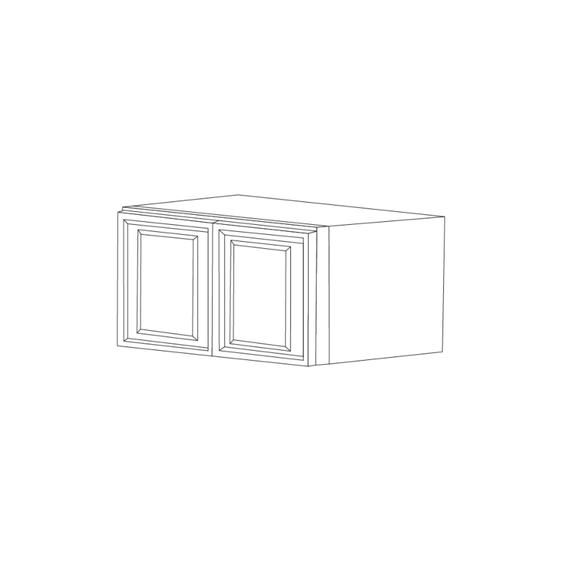 Romona Modern Gray 30x12x12 Wall Cabinet - Assembled Romona Modern Gray 30x12x12 Wall Cabinet - Assembled