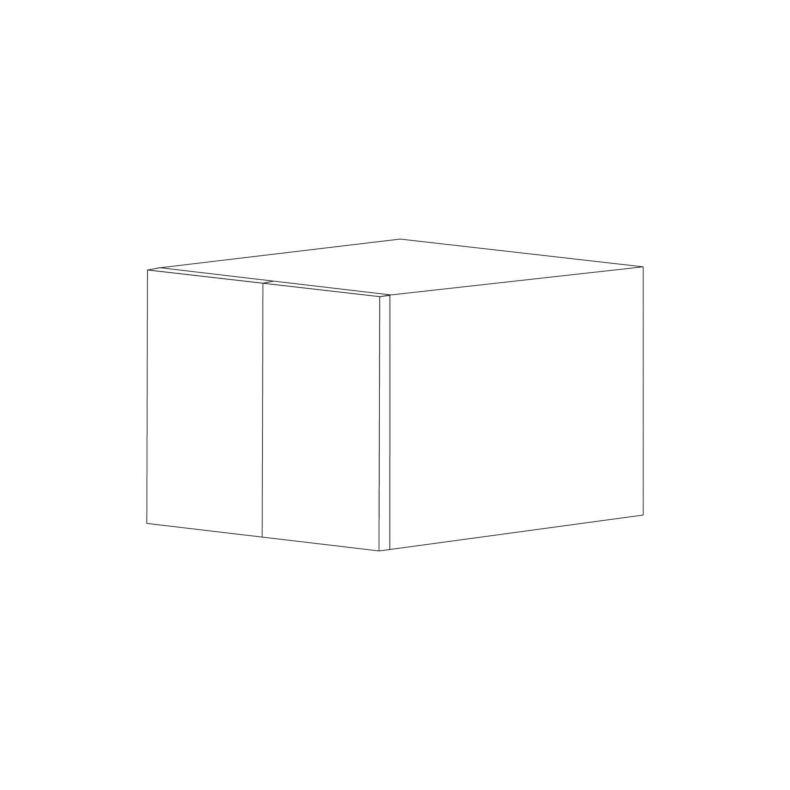 Off White Flat Panel 30x12 Wall Cabinet - RTA Off White Flat Panel 30x12 Wall Cabinet - RTA