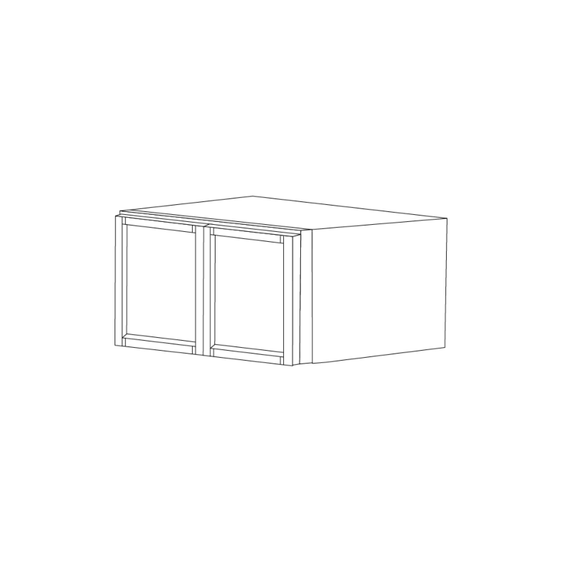 Calypso Grey 30x12 Wall Cabinet - Assembled