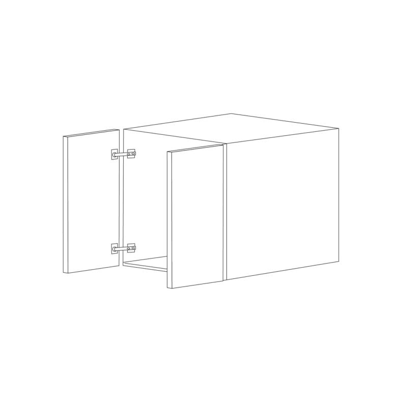 Driftwood Grey 30x18x12 Wall Cabinet - RTA